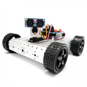 AS-4WD移动侦测避障机器人 超声波测距 Arduino 机器人入门套件（预售）