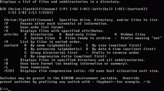 MS-DOS操作系统